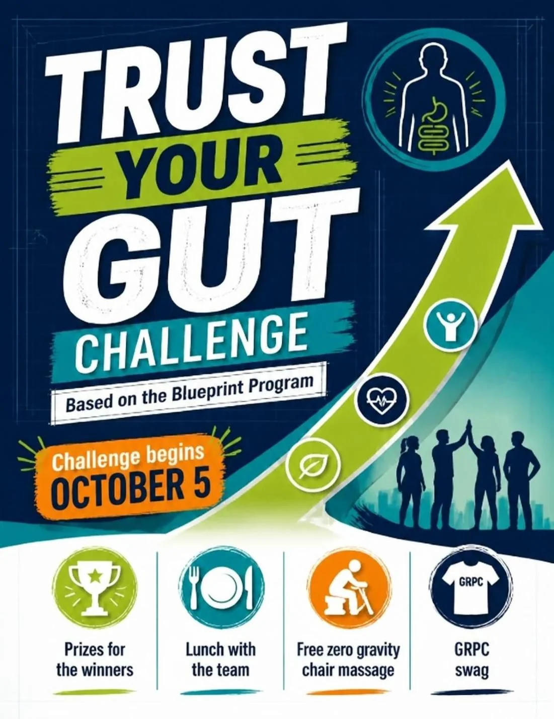 Trust Your Gut Challenge flyer